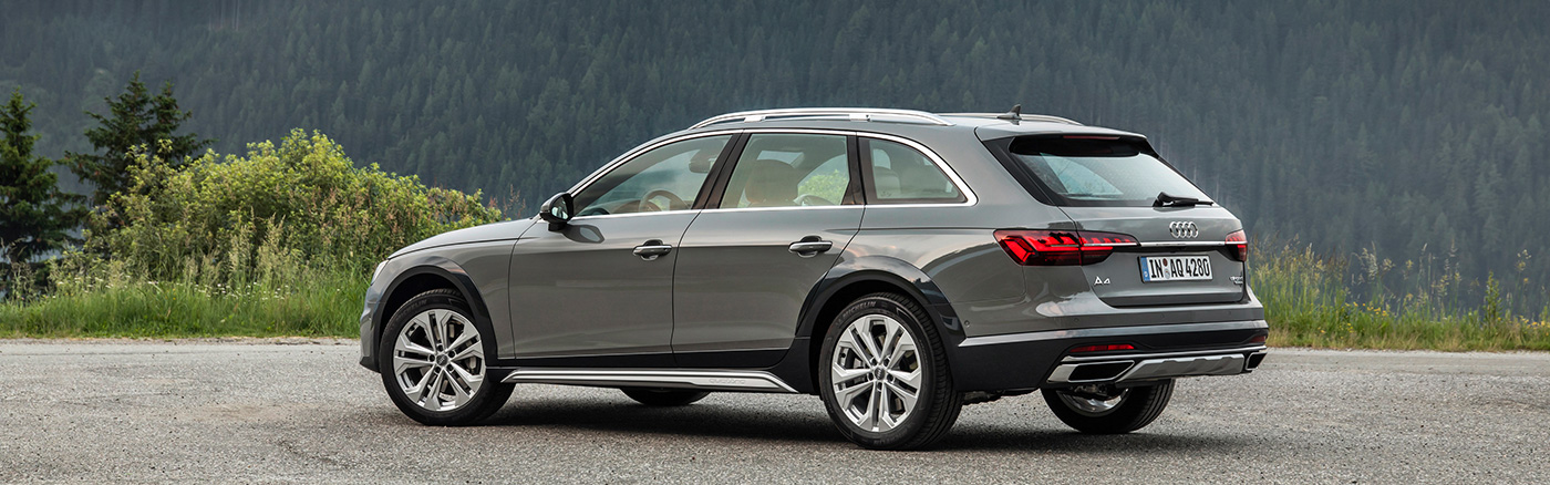 A4 allroad vue de coté arrière