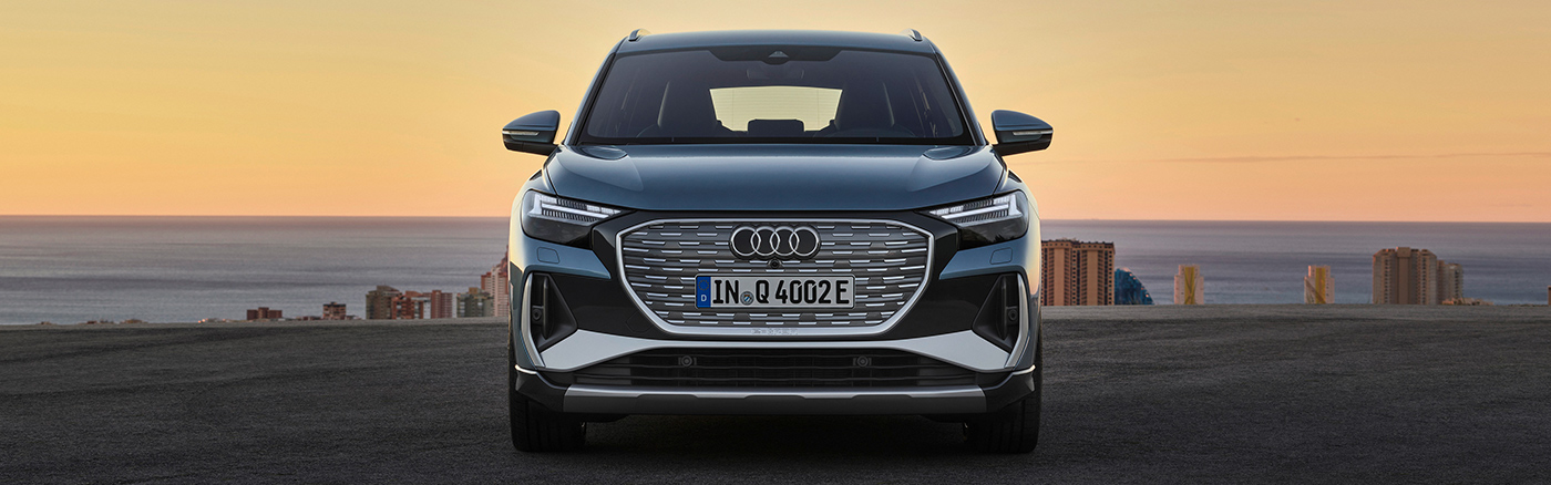 Audi Q4 e-tron vue de face