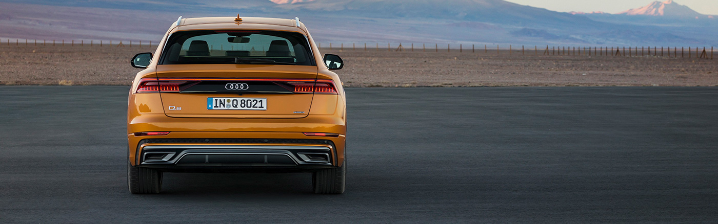 Audi Q8 vue arrière