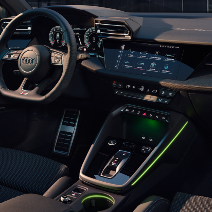 location Audi A3 intérieur de la voiture