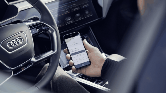 bon cadeau - volant plus téléphone dans main homme