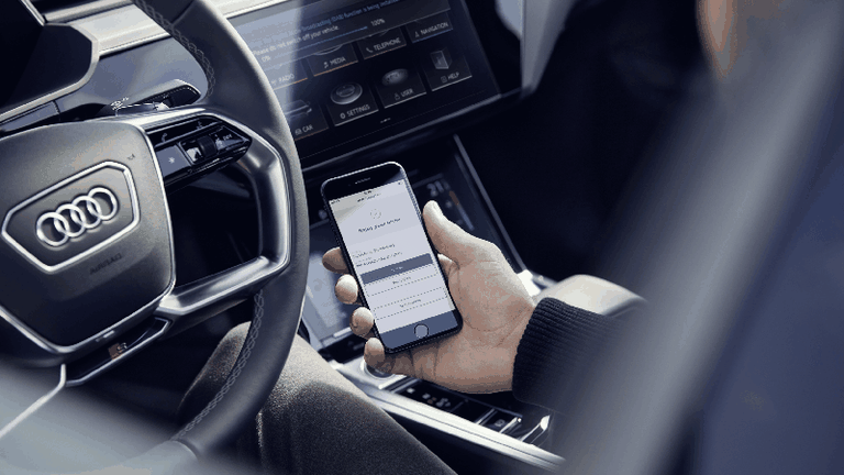 bon cadeau - volant plus téléphone dans main homme